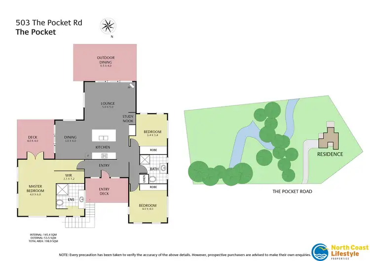 Floorplan of Homely house listing, 503 The Pocket Road, The Pocket NSW 2483