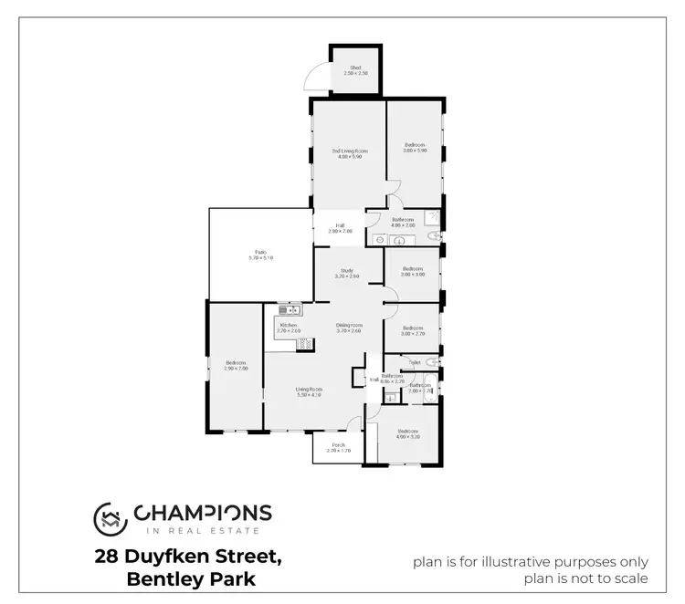 Floorplan of Homely house listing, 28 Duyfken Street, Bentley Park QLD 4869