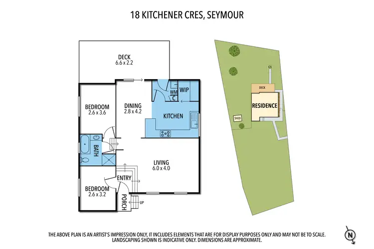 Floorplan of Homely house listing, 18 KITCHENER CRESCENT, Seymour VIC 3660