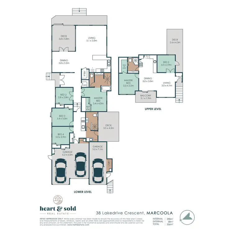 Floorplan of Homely house listing, 38 Lakedrive Crescent, Marcoola QLD 4564