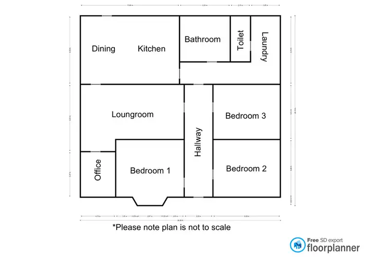 Floorplan of Homely house listing, 10 Clarence Street, Nhill VIC 3418