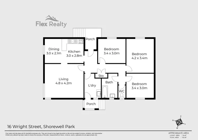 Floorplan of Homely house listing, 16 Wright Street, Shorewell Park TAS 7320