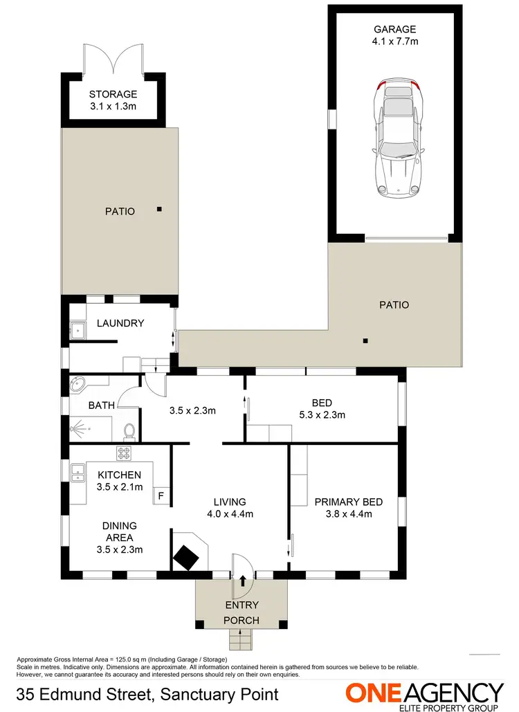 Floorplan of Homely house listing, 35 Edmund Street, Sanctuary Point NSW 2540