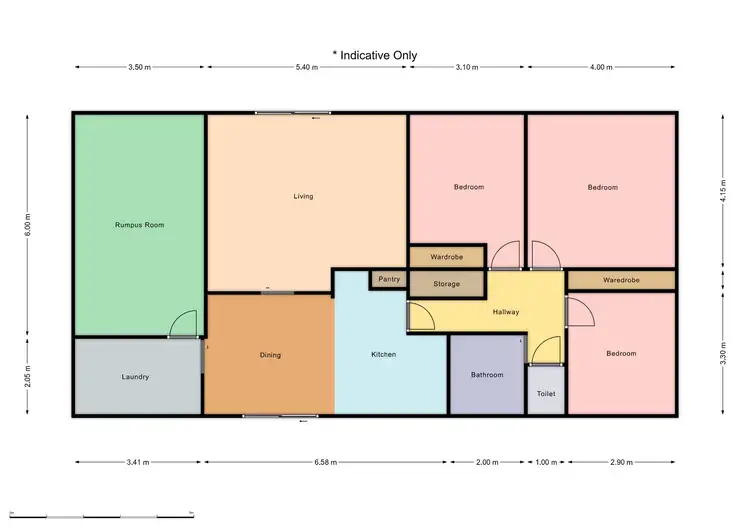 Floorplan of Homely rural property listing, 40 Yarratt Road, Cedar Party NSW 2429