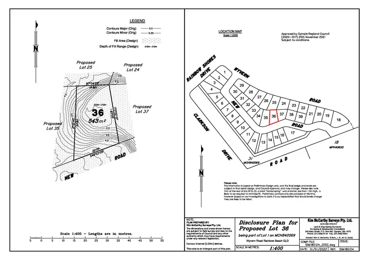 Floorplan of Homely land listing, 19 Yeri Drive, Rainbow Beach QLD 4581