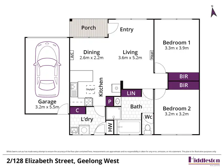 Floorplan of Homely unit listing, 12/128 Elizabeth Street, Geelong West VIC 3218