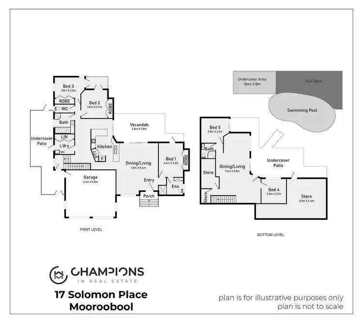 Floorplan of Homely house listing, 17 Solomon Place, Mooroobool QLD 4870