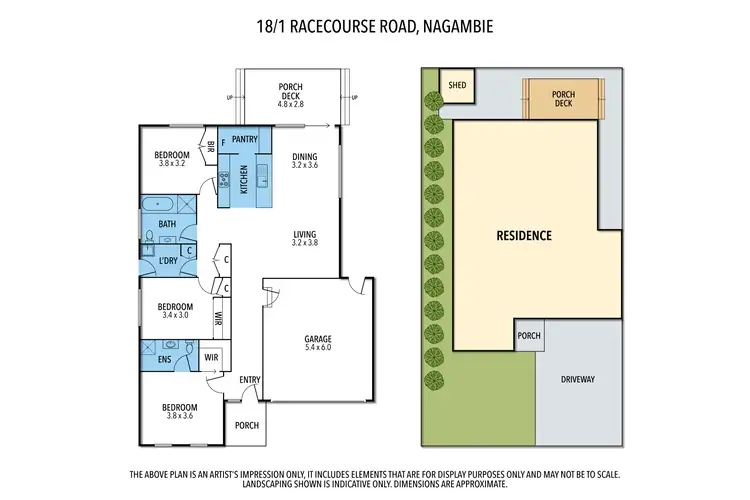 Floorplan of Homely house listing, 18/1 RACECOURSE ROAD, Nagambie VIC 3608