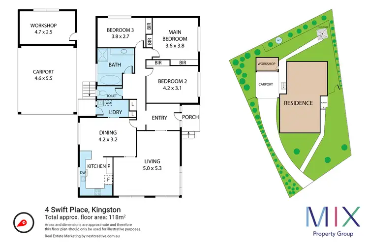Floorplan of Homely house listing, 4 Swift Place, Kingston TAS 7050