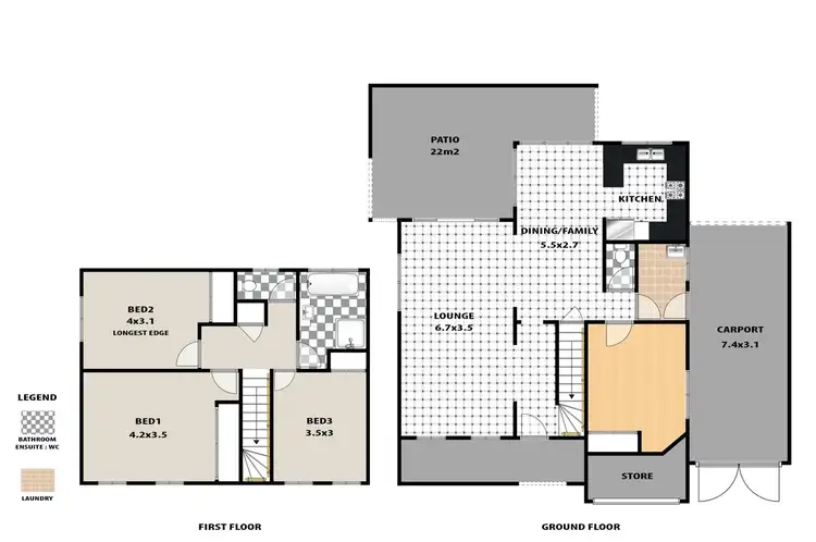 Floorplan of Homely house listing, 59 Burton Street, Werrington NSW 2747