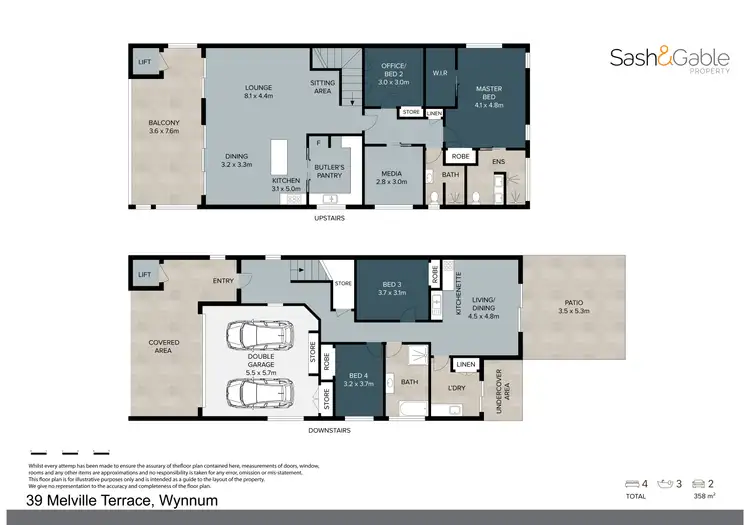 Floorplan of Homely house listing, 39 Melville Terrace, Wynnum QLD 4178
