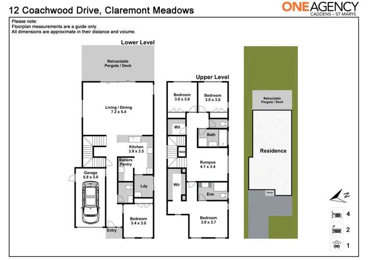 Floorplan of Homely house listing, 12 Coachwood Drive, Claremont Meadows NSW 2747