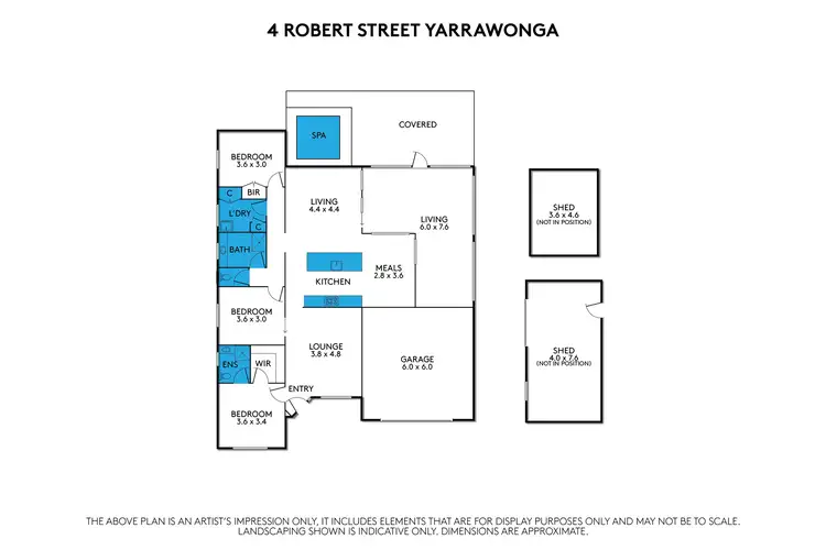 Floorplan of Homely house listing, 4 Robert Street, Yarrawonga VIC 3730