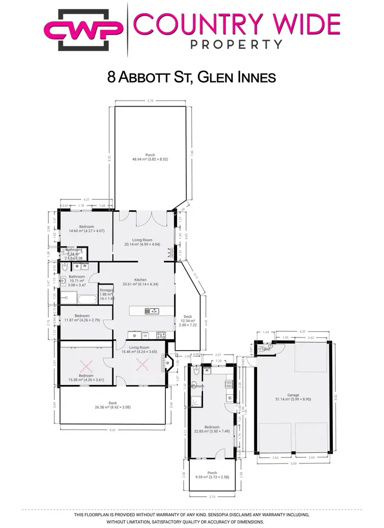 Floorplan of Homely house listing, 8 Abbott Street, Glen Innes NSW 2370