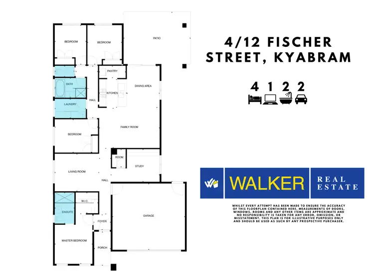 Floorplan of Homely house listing, 4/12 Fischer Street, Kyabram VIC 3620