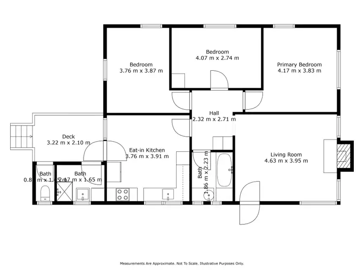 Floorplan of Homely house listing, 10 Elizabeth Street, Dimboola VIC 3414