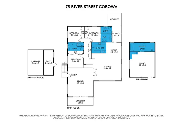 Floorplan of Homely house listing, 75 River Street, Corowa NSW 2646