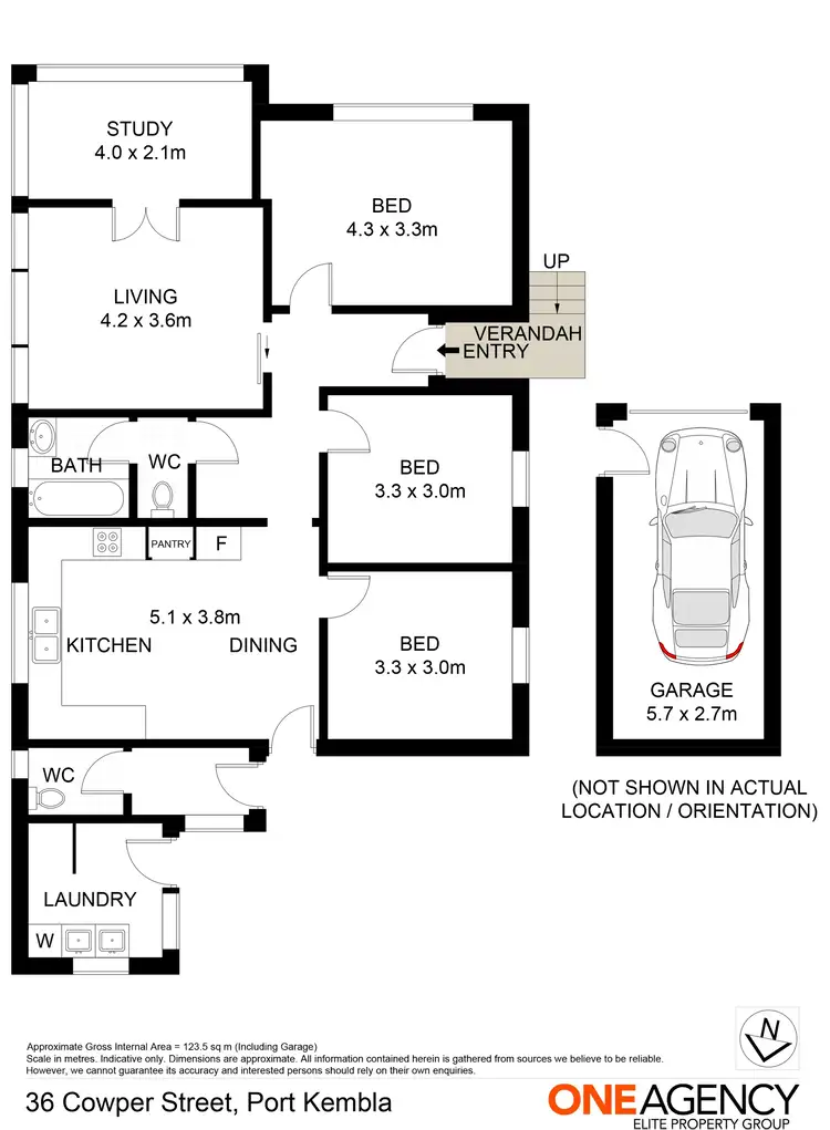 Floorplan of Homely house listing, 36 Cowper Street, Port Kembla NSW 2505