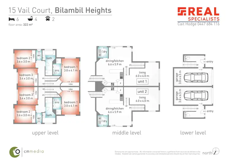 Floorplan of Homely house listing, 15 Vail Court, Bilambil Heights NSW 2486