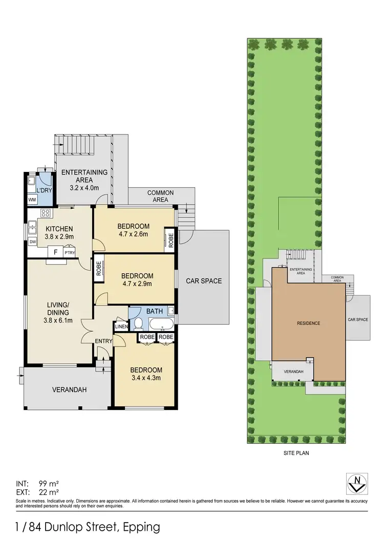 Floorplan of Homely house listing, 1/84 Dunlop Street, Epping NSW 2121