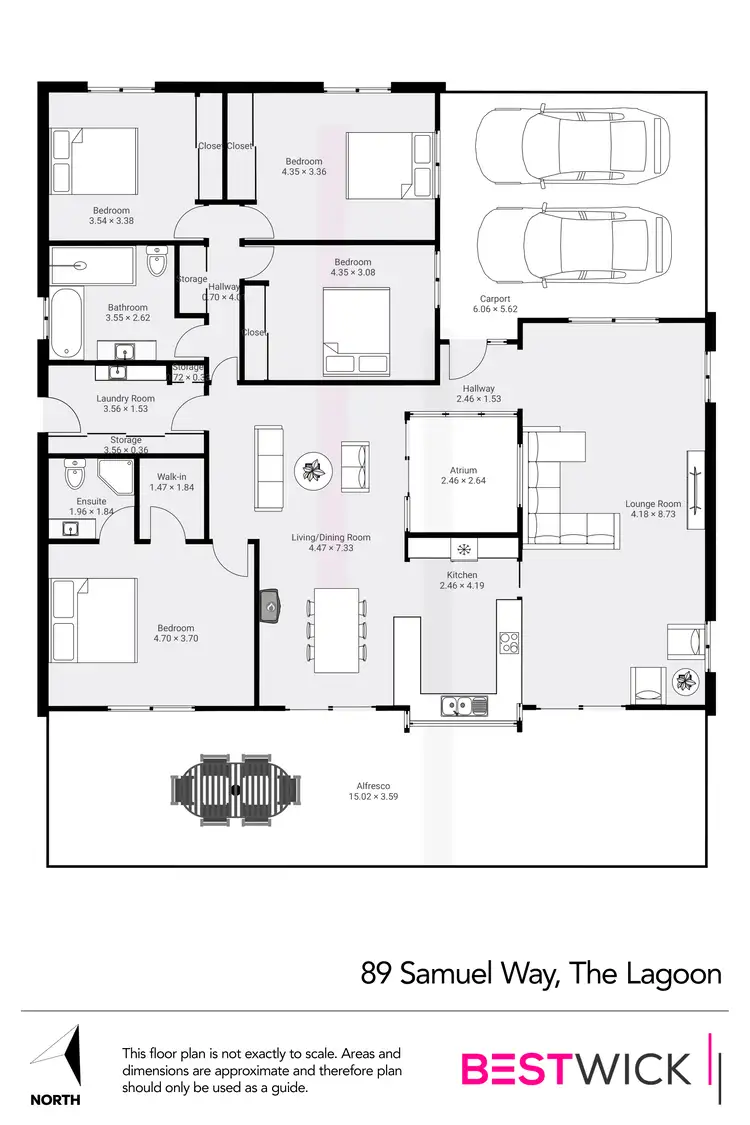 Floorplan of Homely house listing, 89 Samuel Way, The Lagoon NSW 2795