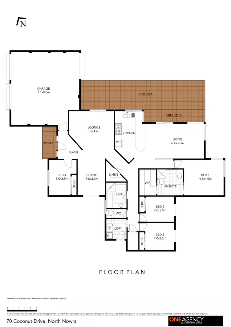 Floorplan of Homely house listing, 70 Coconut Drive, North Nowra NSW 2541