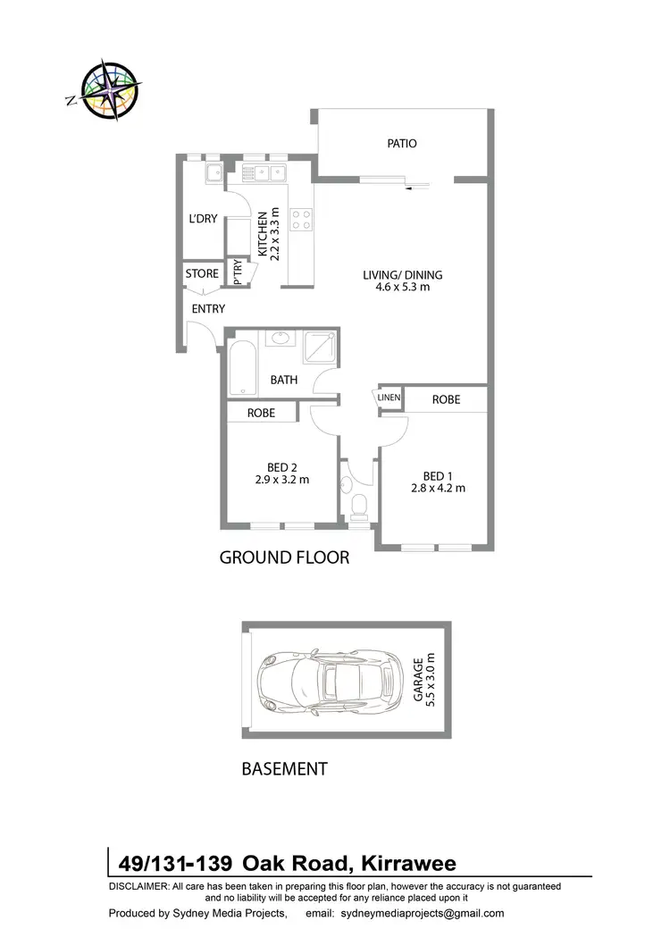 Floorplan of Homely apartment listing, 49/131-139 Oak Road, Kirrawee NSW 2232