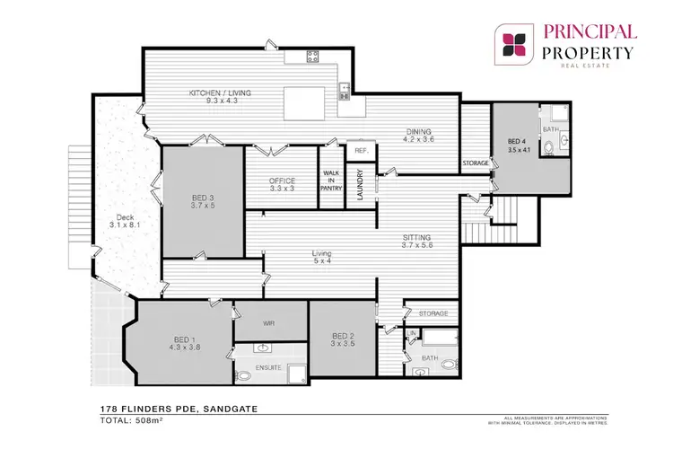 Floorplan of Homely house listing, 178 Flinders Parade, Sandgate QLD 4017