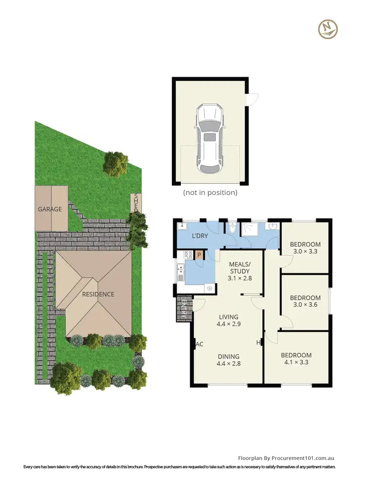 Floorplan of Homely house listing, 10 Sylvia Street, Dandenong North VIC 3175