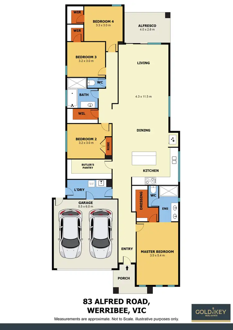Floorplan of Homely house listing, 83 Alfred Road, Werribee VIC 3030
