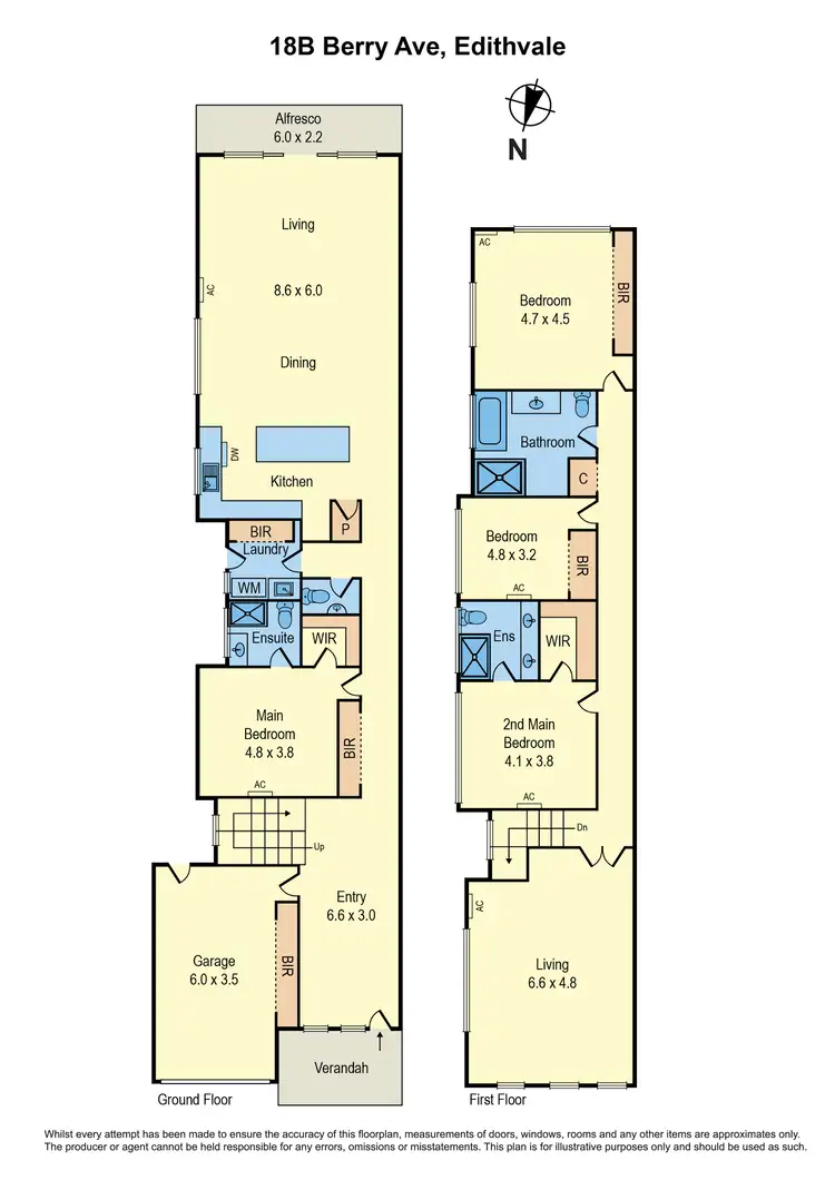 Floorplan of Homely house listing, 18B Berry Avenue, Edithvale VIC 3196