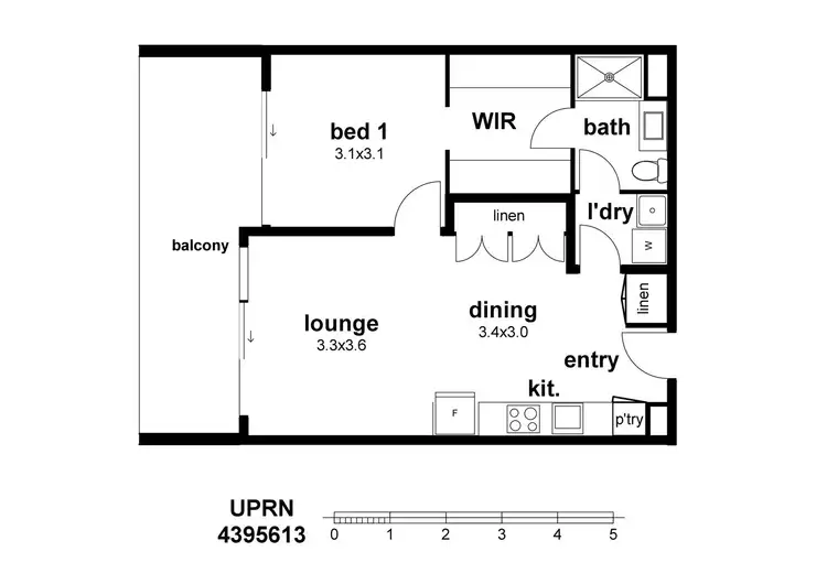Floorplan of Homely apartment listing, Address available on request