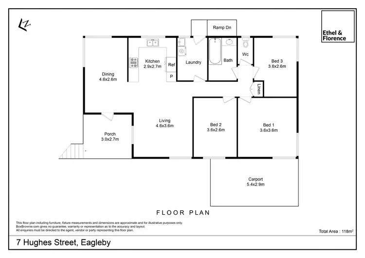 Floorplan of Homely house listing, 7 Hughes Street, Eagleby QLD 4207