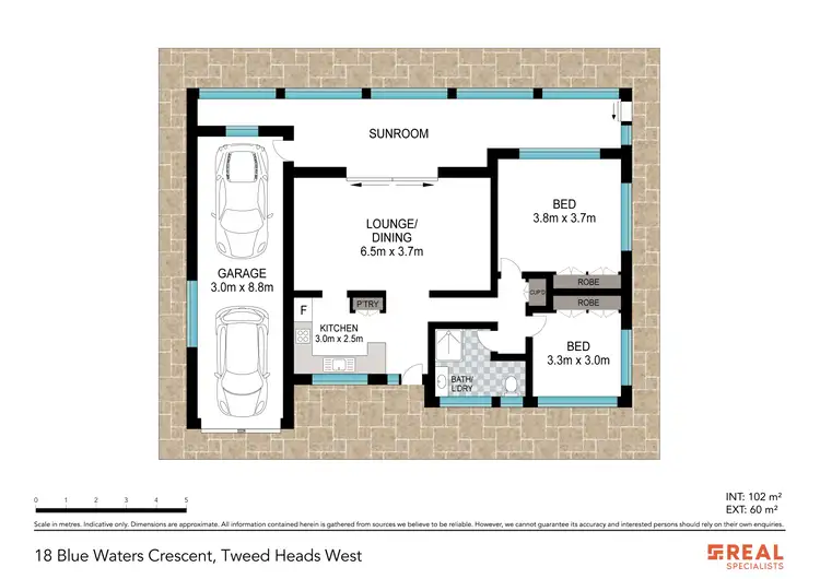 Floorplan of Homely house listing, 18 Blue Waters Crescent, Tweed Heads West NSW 2485