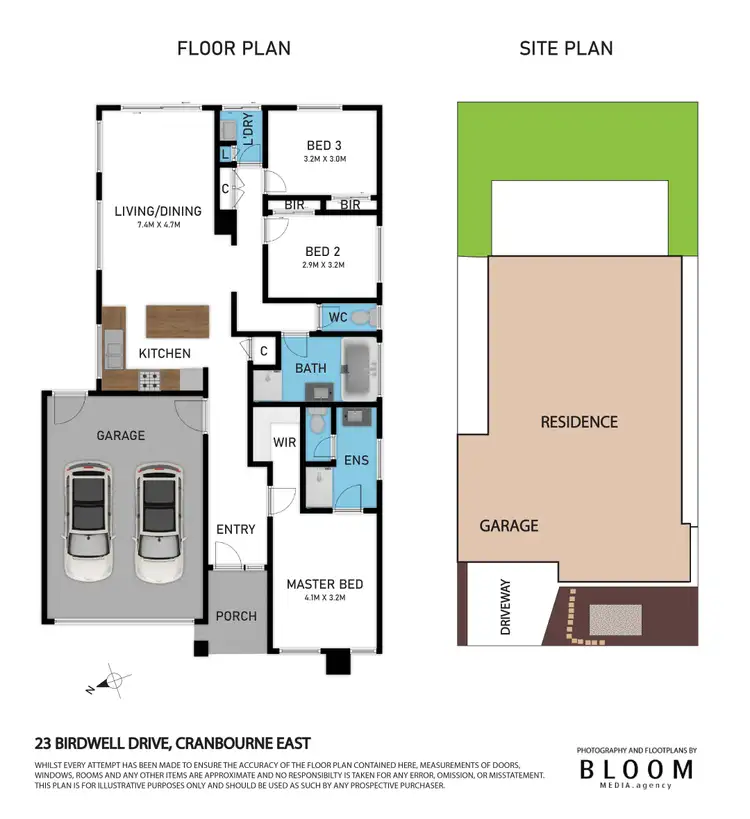 Floorplan of Homely house listing, 23 Birdwell Drive, Cranbourne East VIC 3977