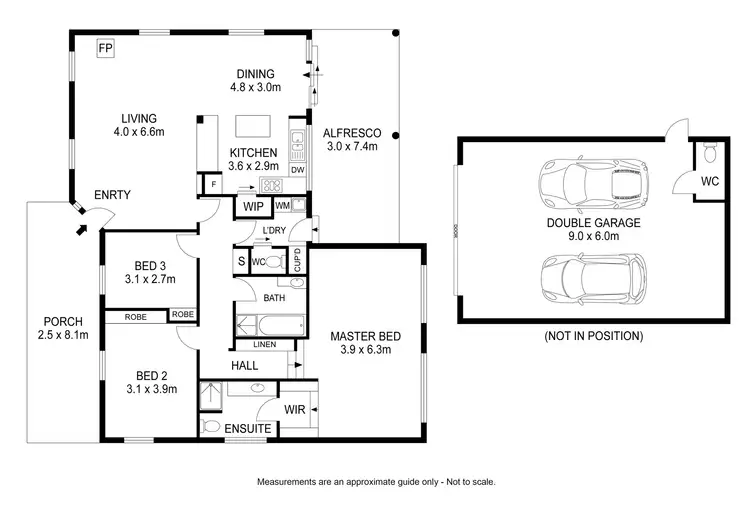 Floorplan of Homely house listing, 7 Williams Road, Wandiligong VIC 3744