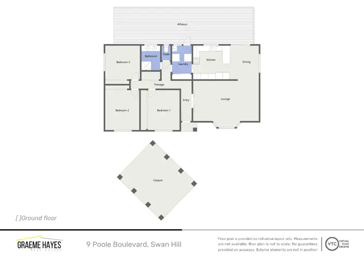 Floorplan of Homely house listing, 29 Poole Boulevard, Swan Hill VIC 3585