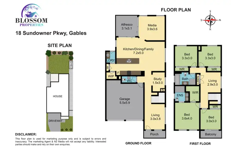 Floorplan of Homely house listing, 18 Sundowner Parkway (The Gables), Box Hill NSW 2765