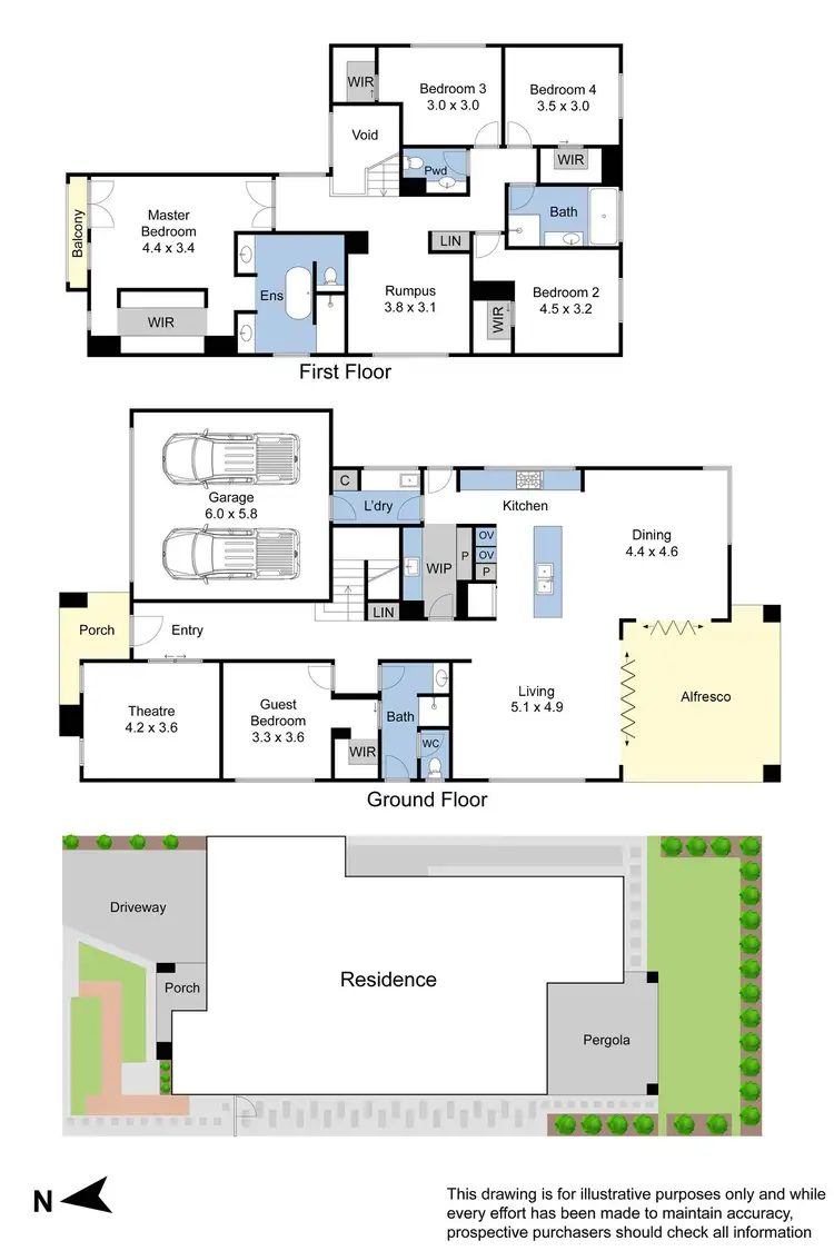 Floorplan of Homely house listing, 16 FINTONA CRESCENT, Cranbourne West VIC 3977