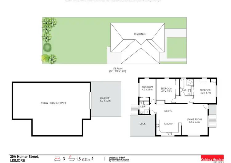 Floorplan of Homely house listing, 20A Hunter Street, Lismore NSW 2480