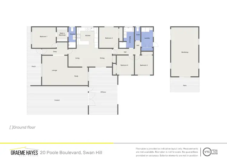 Floorplan of Homely house listing, 20 Poole Boulevard, Swan Hill VIC 3585