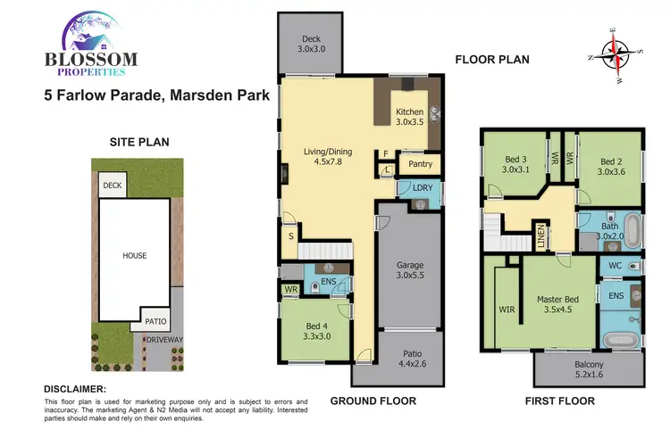 Floorplan of Homely house listing, 5 Farlow Parade, Marsden Park NSW 2765