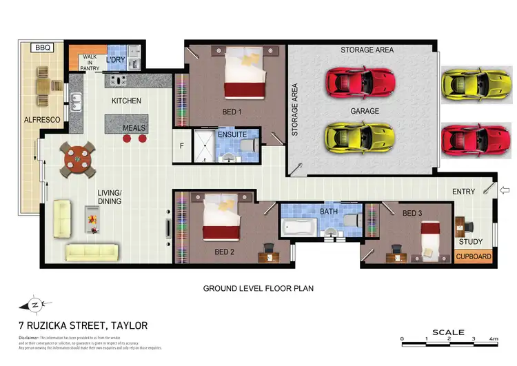 Floorplan of Homely house listing, 7 Ruzicka Street, Taylor ACT 2913