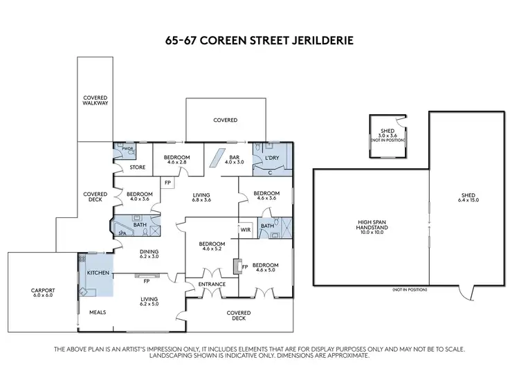Floorplan of Homely house listing, 65-67 Coreen Street, Jerilderie NSW 2716