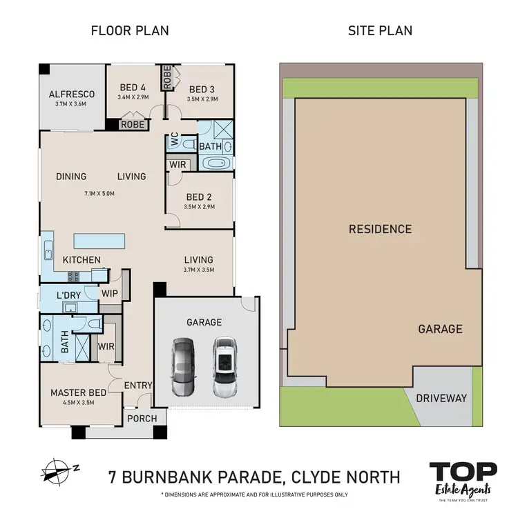 Floorplan of Homely house listing, 7 Burnbank Parade, Clyde North VIC 3978
