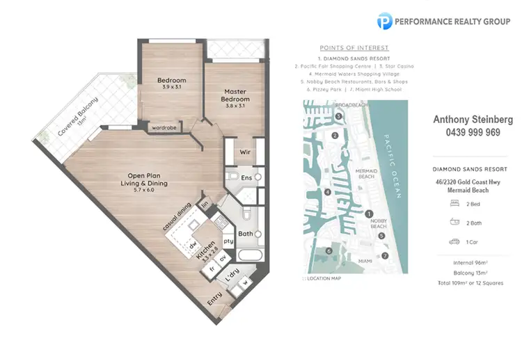 Floorplan of Homely apartment listing, 46/2320 Gold Coast Highway, Mermaid Beach QLD 4218