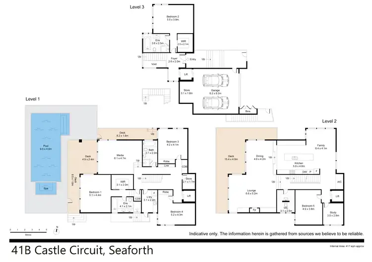Floorplan of Homely house listing, 41B Castle Circuit, Seaforth NSW 2092