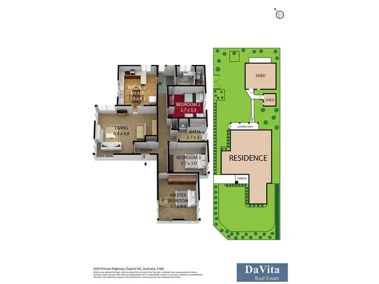 Floorplan of Homely house listing, 2039 Dandenong Road, Clayton VIC 3168