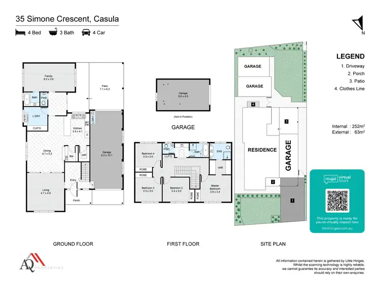 Floorplan of Homely house listing, 35 - 37 Simone Crescent, Casula NSW 2170