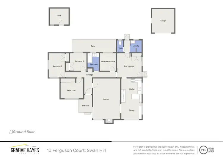 Floorplan of Homely house listing, 10 Ferguson Court, Swan Hill VIC 3585